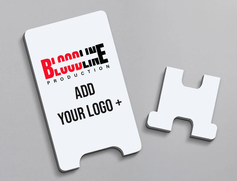 Custom MDF Phone Stand – Personalized with Name, Photo & amp; Logo