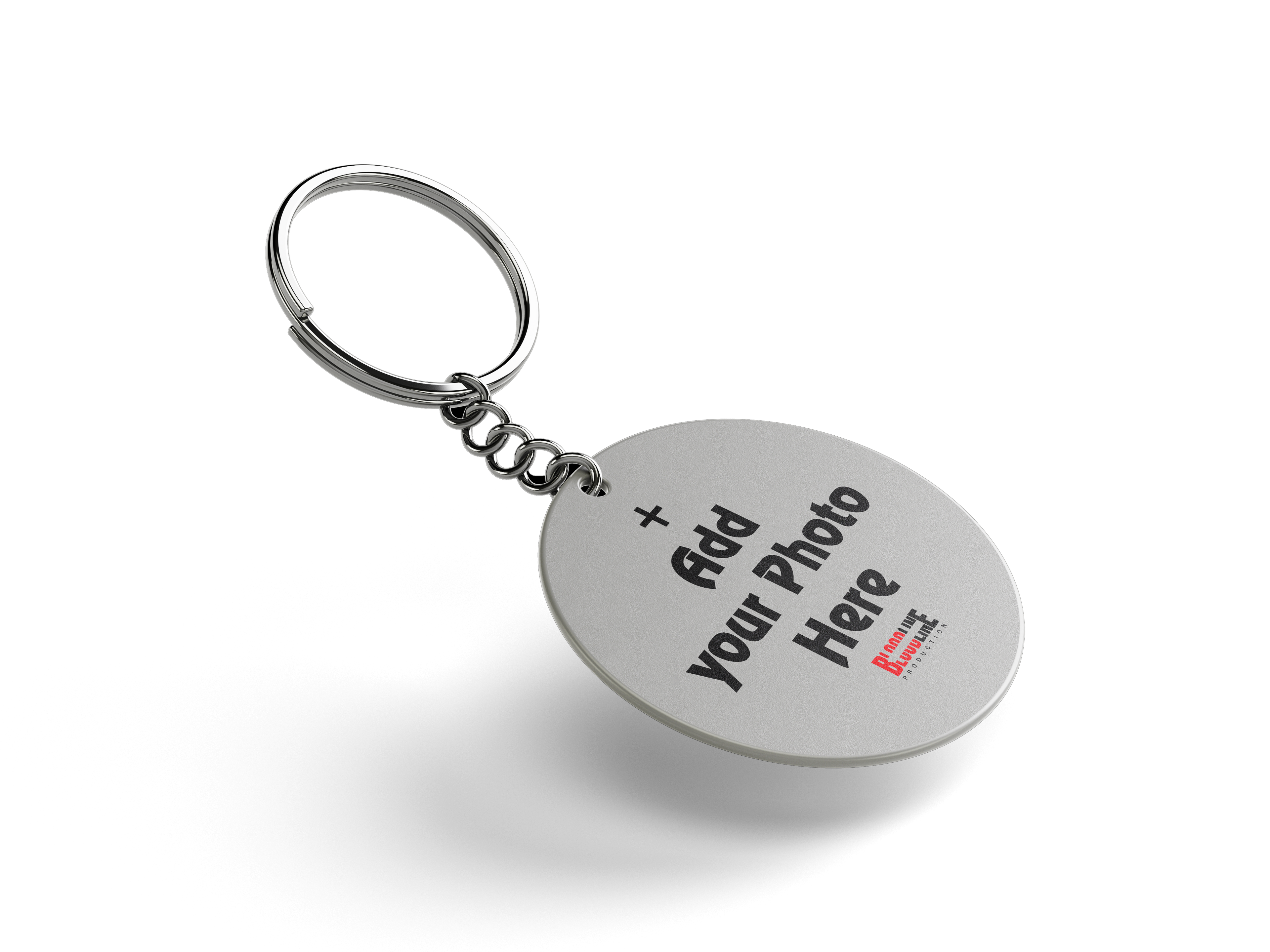 Custom Round Acrylic Keychain – Personalized with Name, Photo & Logo