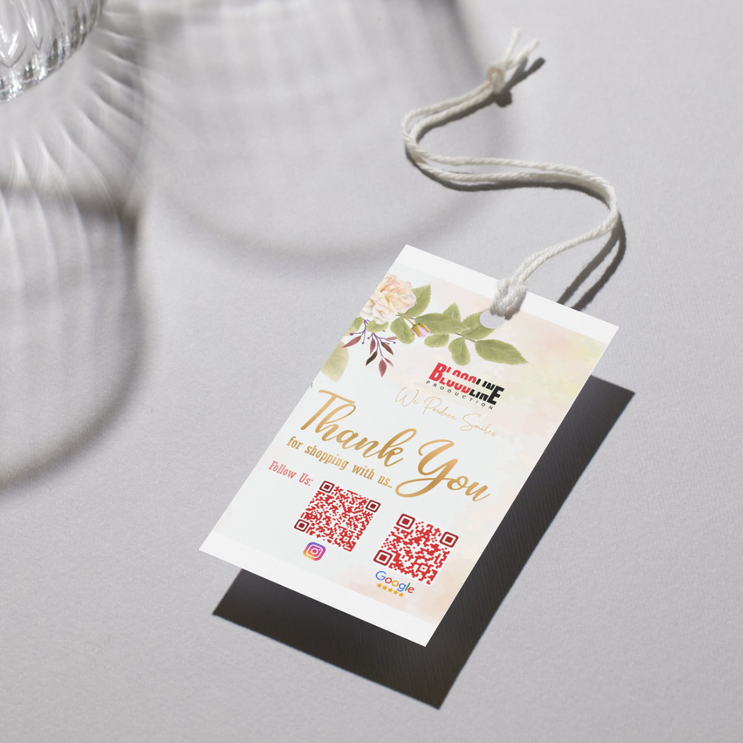 Custom Hanging Tags – Personalized with Logo, Name & Design