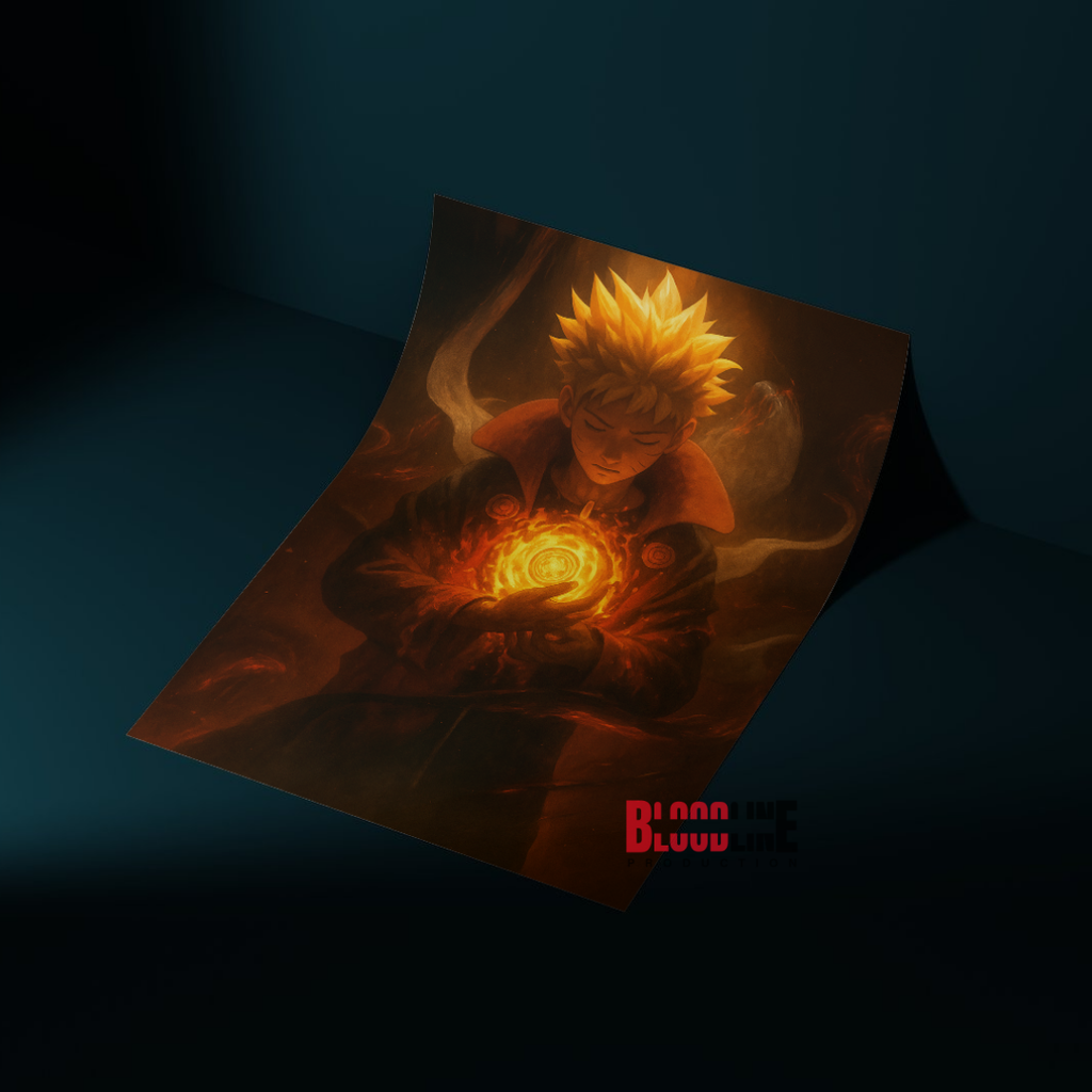 Custom 12 x 18 Naruto Uzumaki Poster – Premium Anime Wall Art