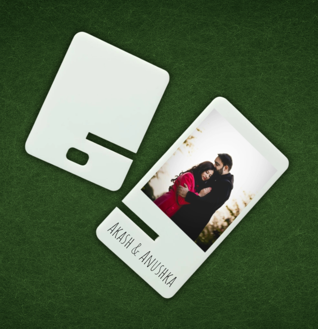 Custom Acrylic Phone Stand – Personalized with Name, Photo & Logo