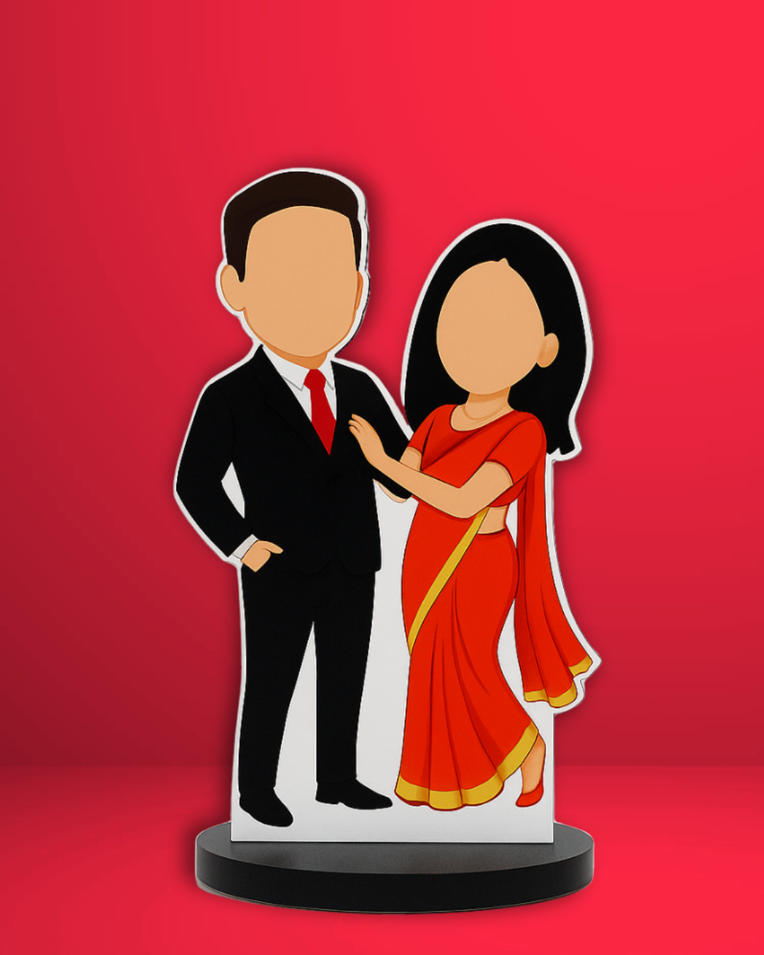 Custom 8-Inch Couple Caricature – Personalized Gift for Couples