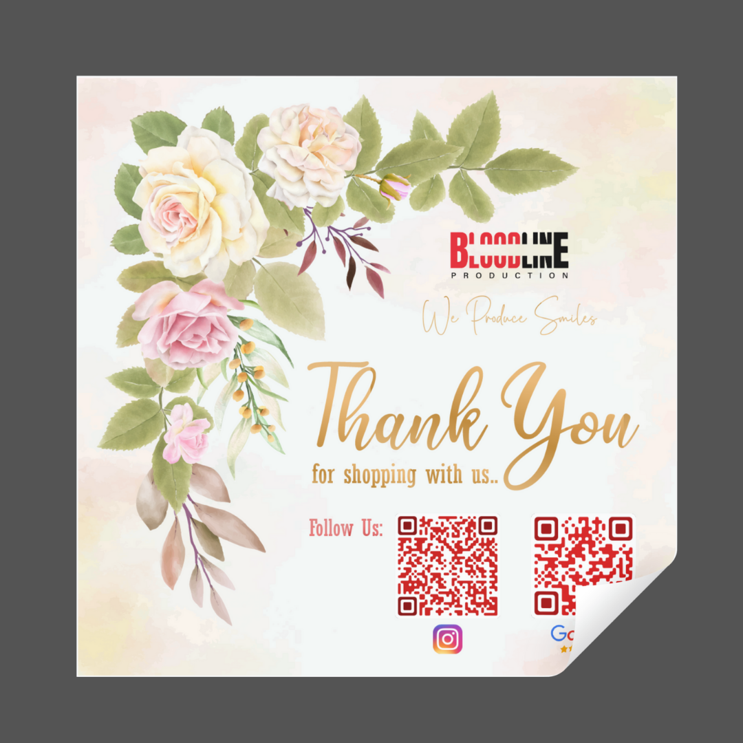 Custom 2 x 2 Square Stickers – Personalized Printing for Branding & Events